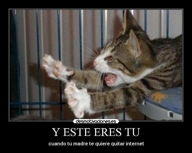 Y ESTE ERES TU - cuando tu madre te quiere quitar internet