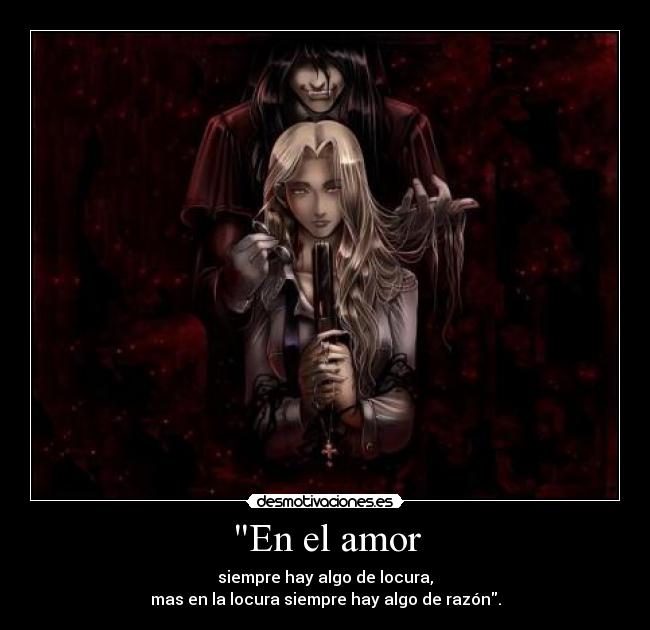 En el amor -