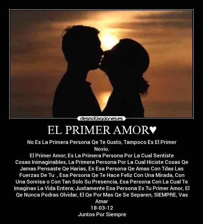 EL PRIMER AMOR♥ -