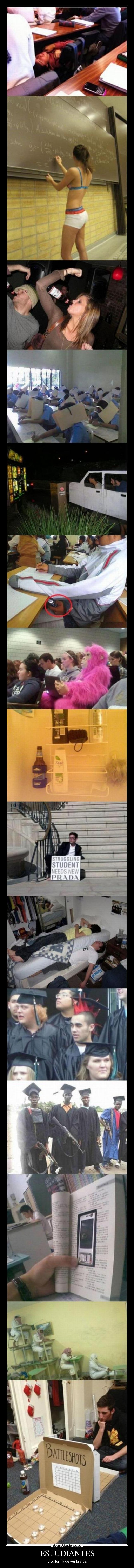 ESTUDIANTES - y su forma de ver la vida