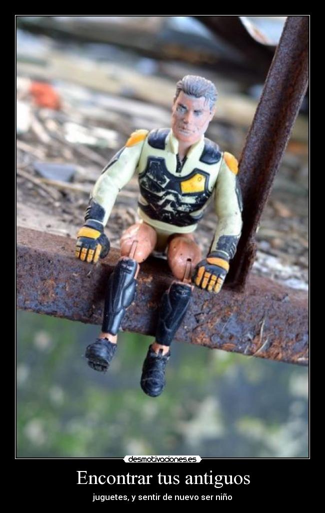 Encontrar tus antiguos - juguetes, y sentir de nuevo ser niño