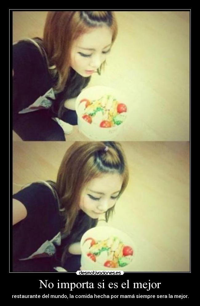 No importa si es el mejor - 