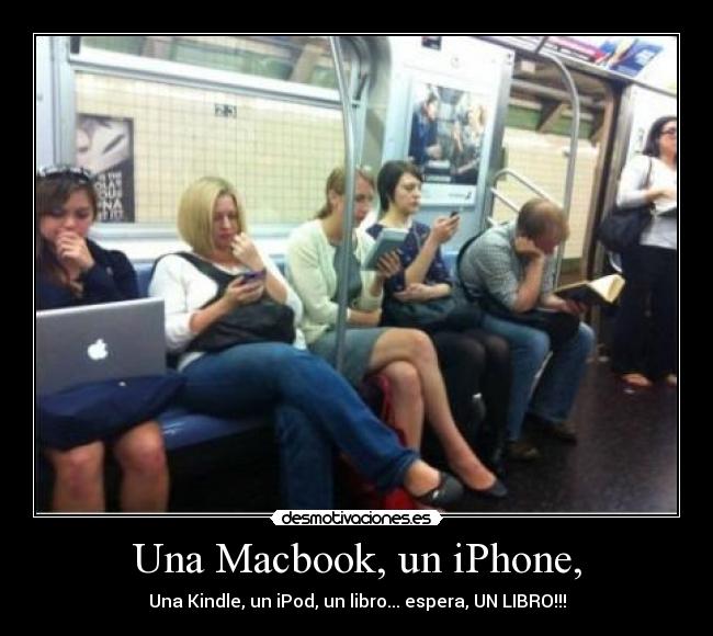 Una Macbook, un iPhone, -