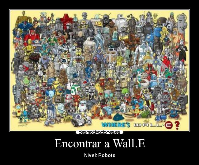 carteles robots wall encontrar desmotivaciones