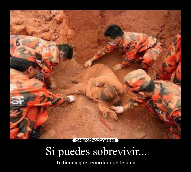 Si puedes sobrevivir... -