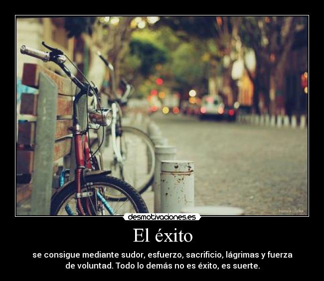 El éxito -
