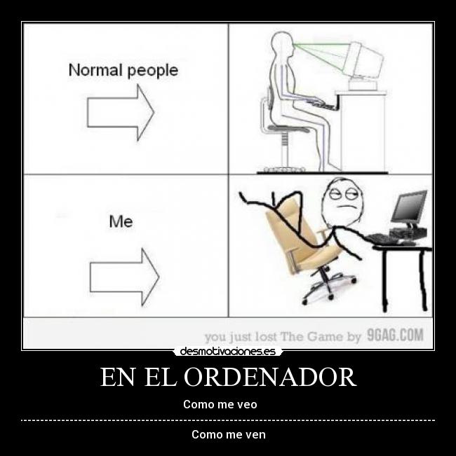 EN EL ORDENADOR - Como me veo
--------------------------------------------------------------------------------------------------------
Como me ven