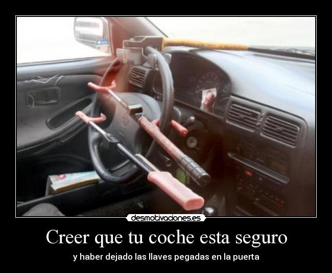 carteles seguro desmotivaciones