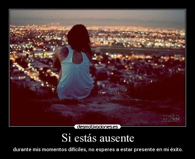 Si estás ausente - 