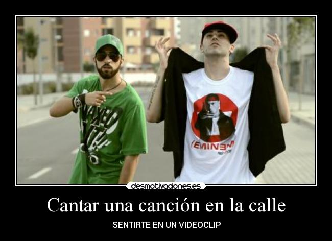 Cantar una canción en la calle - 
