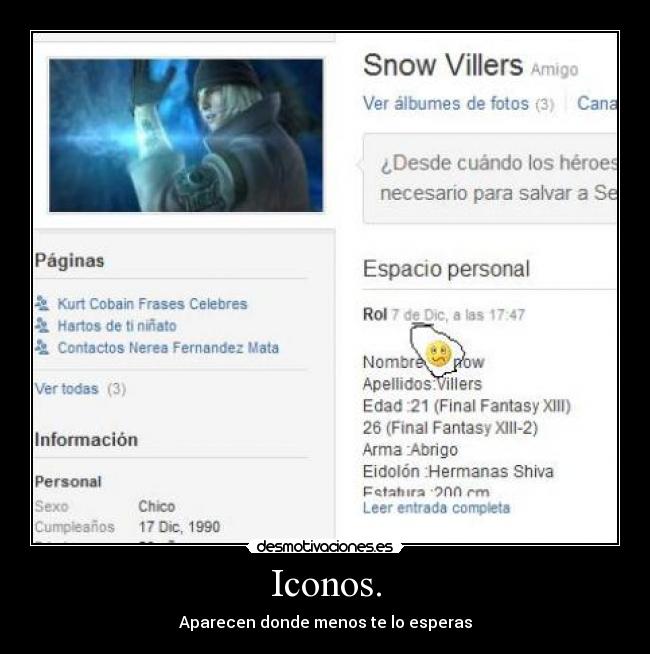 Iconos. - Aparecen donde menos te lo esperas