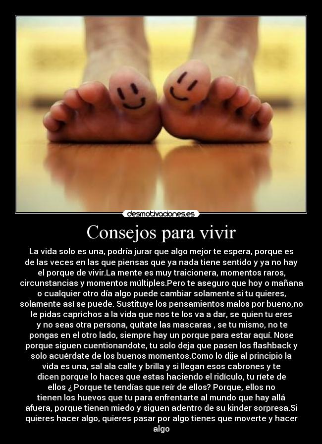 Consejos para vivir - 