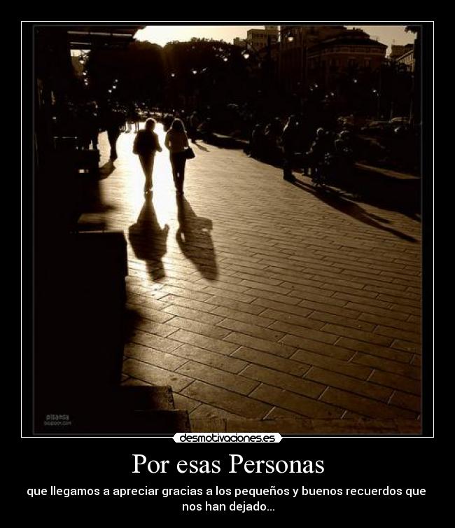 Por esas Personas -