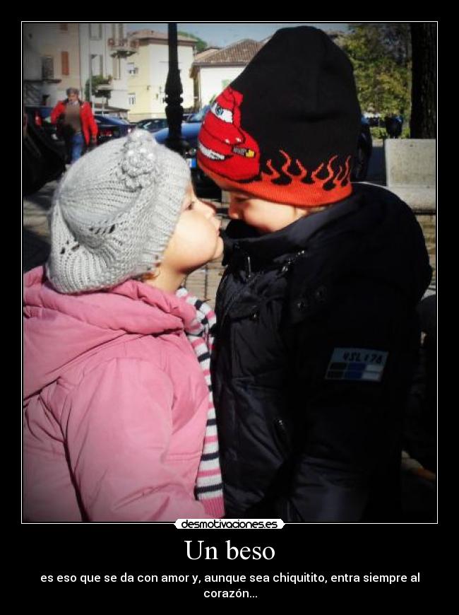 Un beso -
