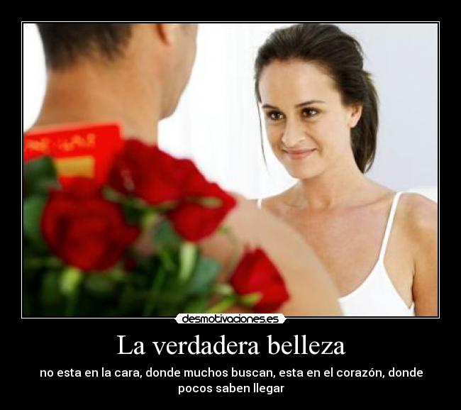 La verdadera belleza -
