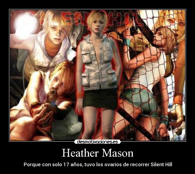 carteles heather mason silent hill desmotivaciones
