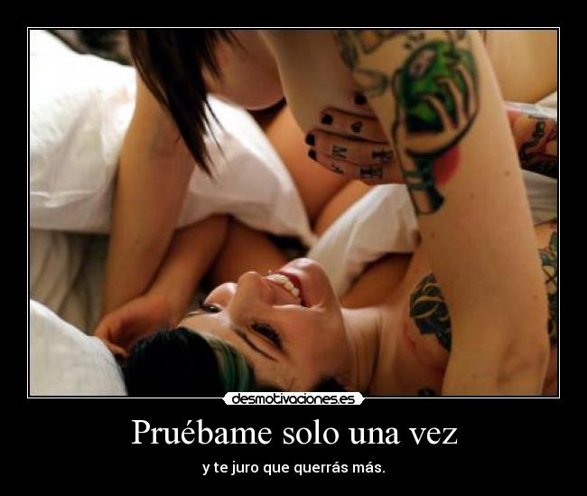 Pruébame solo una vez - 