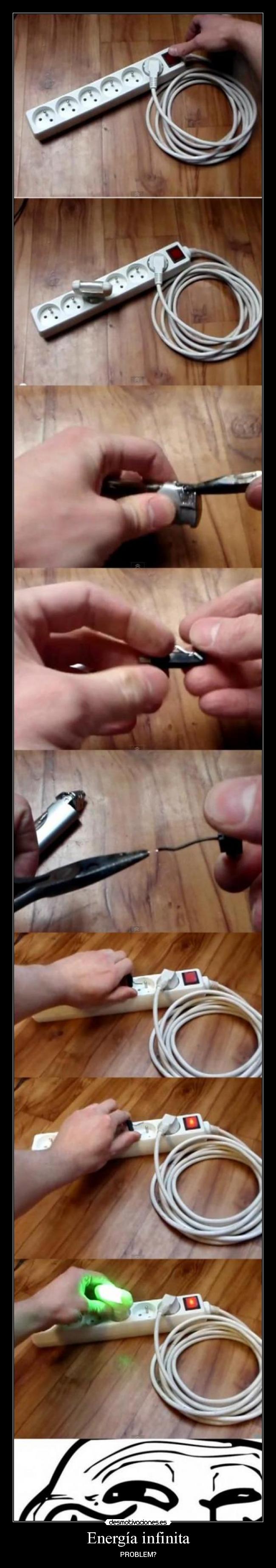 Energía infinita - PROBLEM?