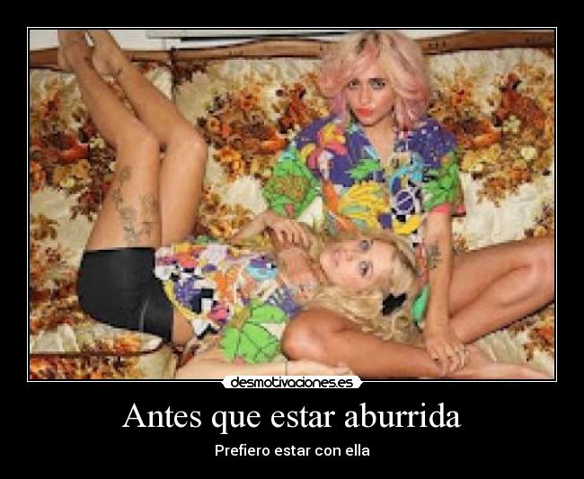 Antes que estar aburrida -