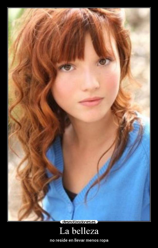 La belleza - no reside en llevar menos ropa