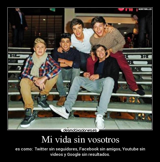 carteles vida onedirection desmotivaciones