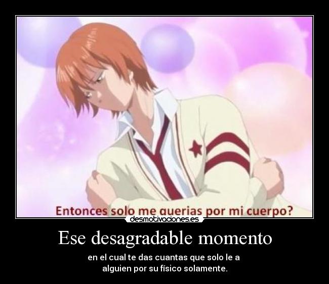 Ese desagradable momento -
