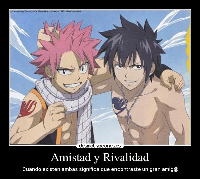 Amistad y Rivalidad - Cuando existen ambas significa que encontraste un gran amig@