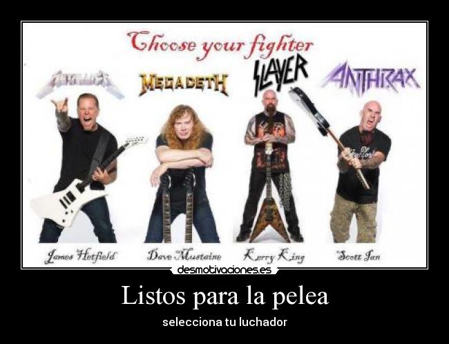 Listos para la pelea - selecciona tu luchador