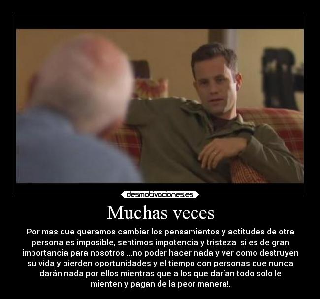 Muchas veces -