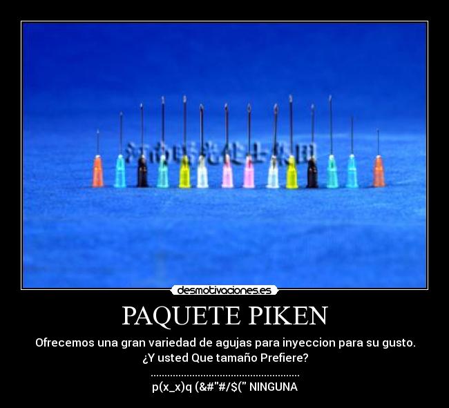 carteles inyeccion desmotivaciones