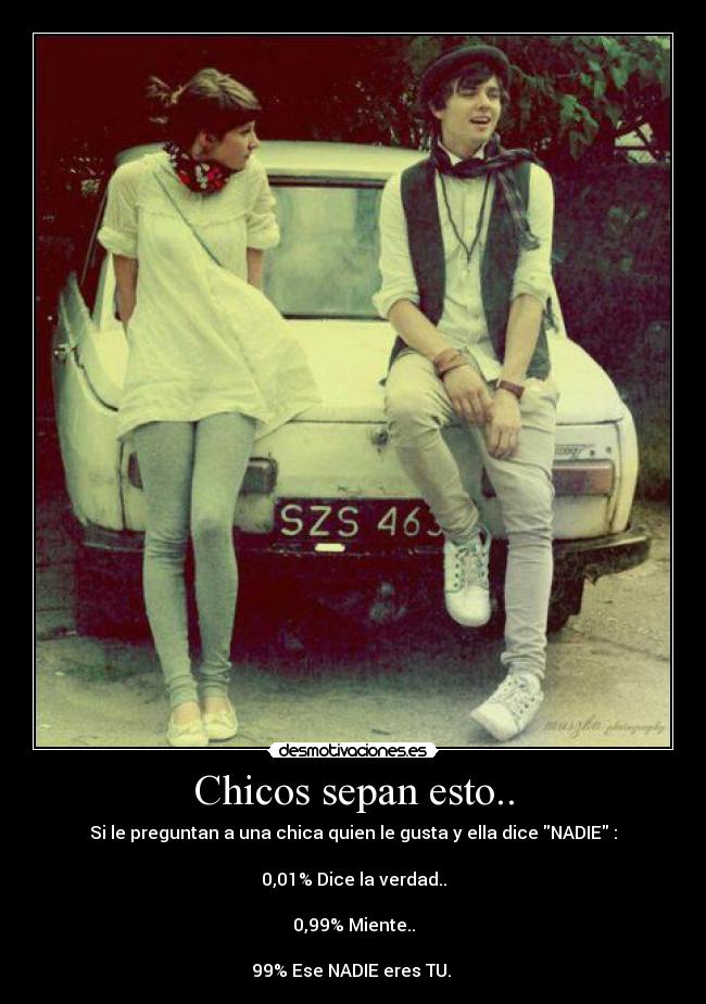 Chicos sepan esto.. - 