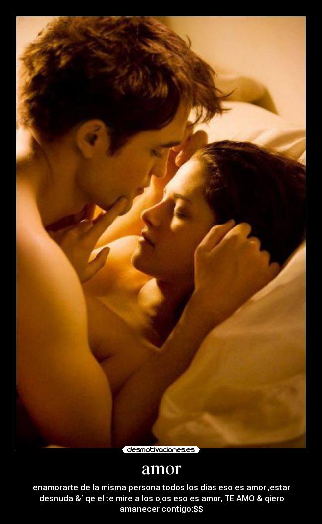 amor - enamorarte de la misma persona todos los dias eso es amor ,estar
desnuda & qe el te mire a los ojos eso es amor, TE AMO & qiero
amanecer contigo:$$