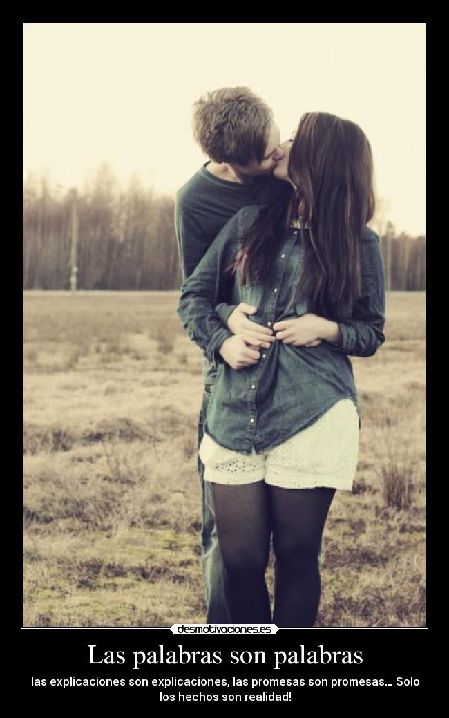 Las palabras son palabras -