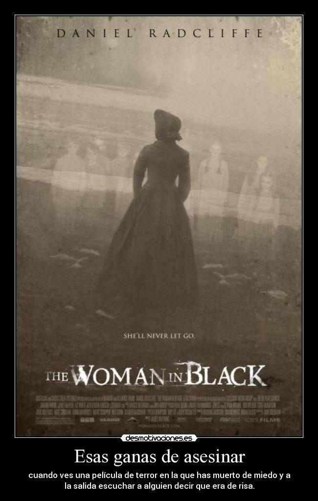 Esas ganas de asesinar -