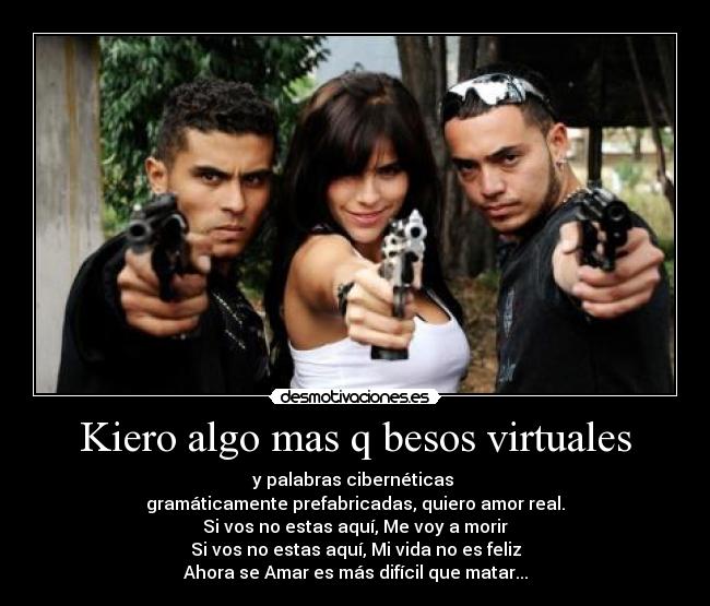 carteles besos amor virtual besos rosario tijeras colombia desmotivaciones