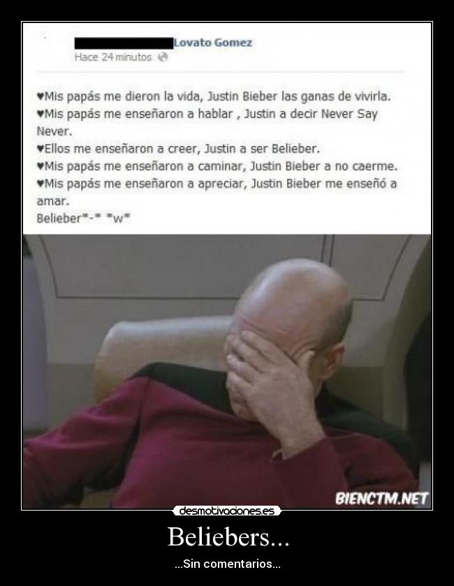 Beliebers... - ...Sin comentarios...