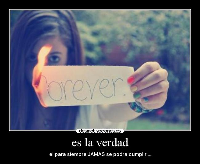 es la verdad -