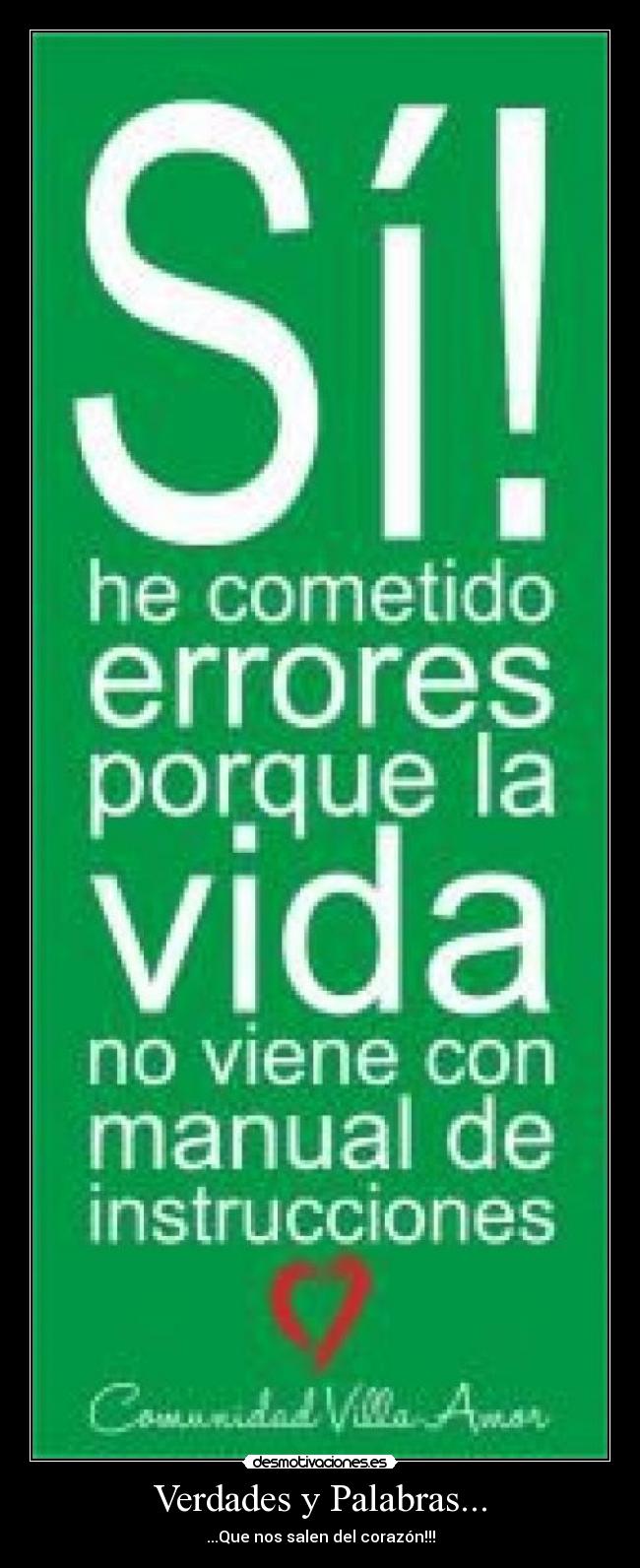 Verdades y Palabras... -