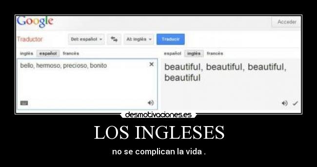 LOS INGLESES - 