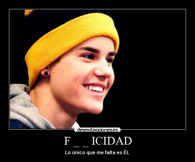 F _ _ ICIDAD - Lo único que me falta es ÉL ♥