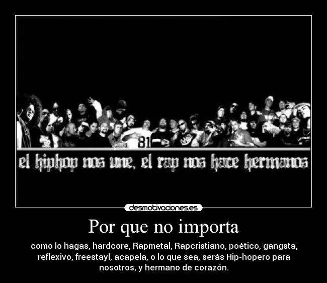Por que no importa - 