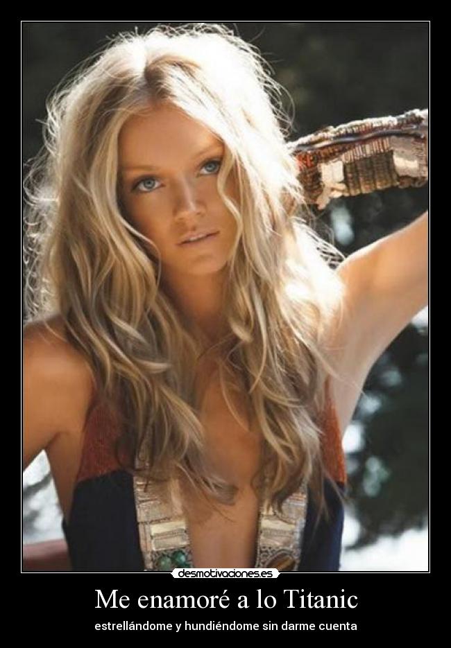 Me enamoré a lo Titanic - estrellándome y hundiéndome sin darme cuenta