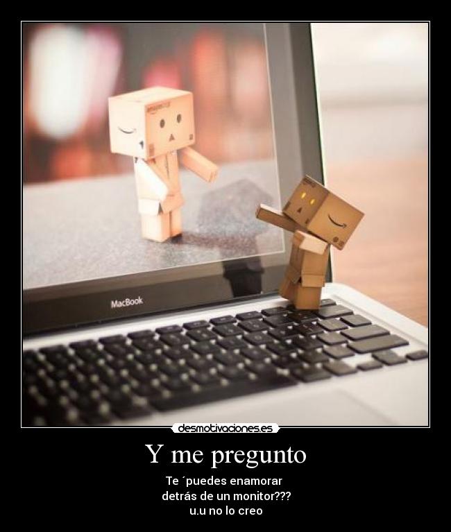 carteles pregunto uede enamorar larga distancia por internet desmotivaciones