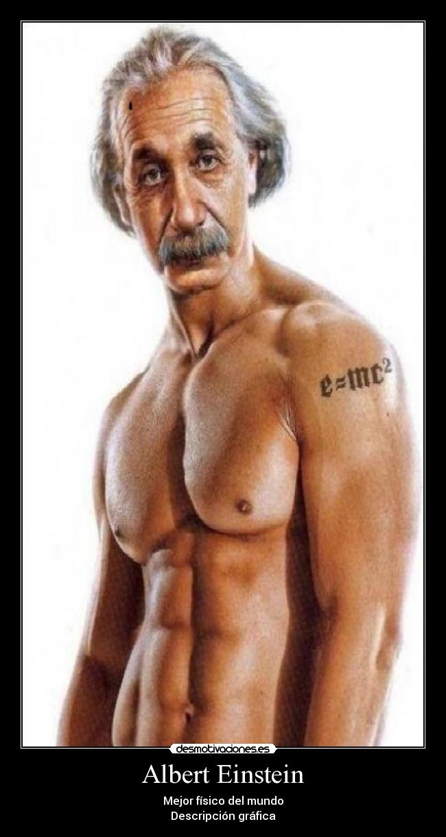 Albert Einstein - Mejor físico del mundo
Descripción gráfica