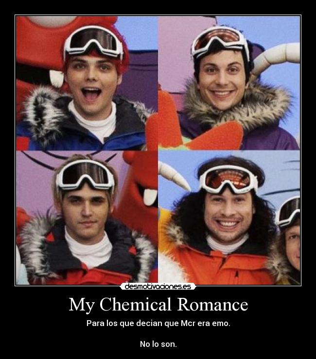 My Chemical Romance - Para los que decian que Mcr era emo.

No lo son.