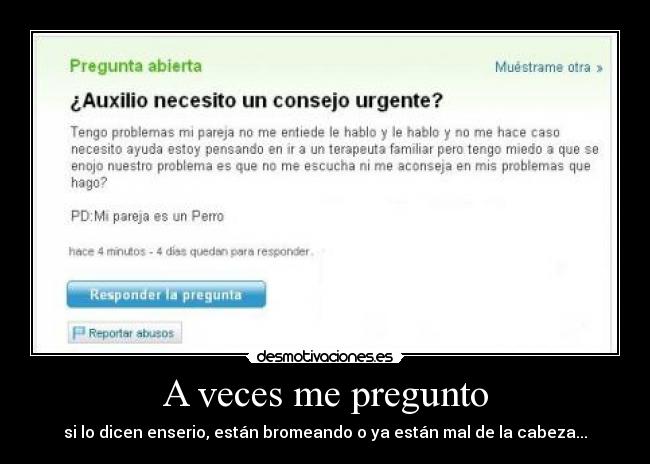 carteles preguntas tontas desmotivaciones