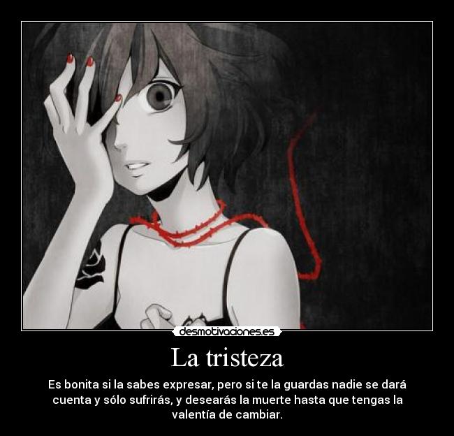 La tristeza -