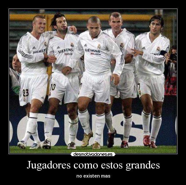 Jugadores como estos grandes - 