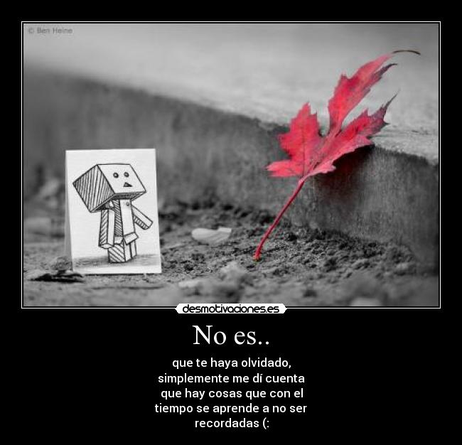 No es.. -
