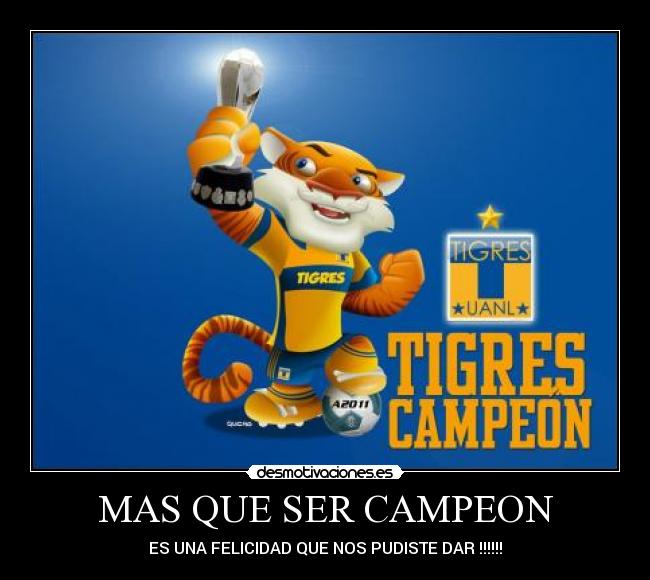 MAS QUE SER CAMPEON -